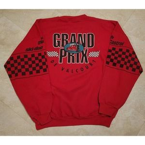 VTG‎ Grand Prix De Valcourt Ski Doo Racing Canada Made Crewneck Sweatshirt